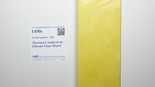NIST SRM 1450e Thermal Conductivity - Fibrous Glass Board