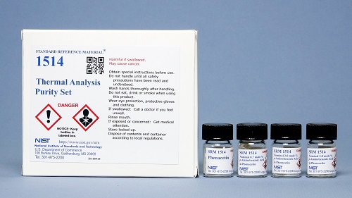 NIST SRM 1514 Thermal Analysis Purity Set