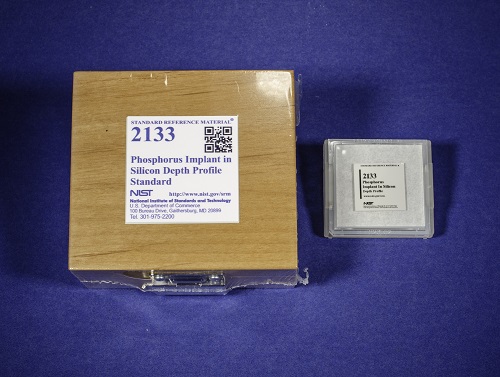 NIST SRM 2133 Phosphorus Implant in Silicon Depth Profile Standard