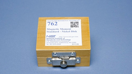NIST SRM 762 Magnetic Moment Standard - Nickel Disk