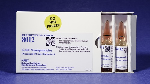 NIST SRM 8012 Gold Nanoparticles (Nominal 30 nm Diameter)